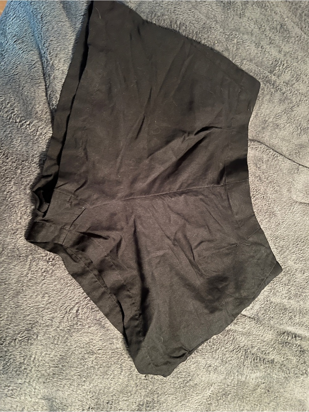 LOFT Black High-Waist Tailored Shorts